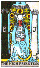 Tarot-Karte: The high priestess